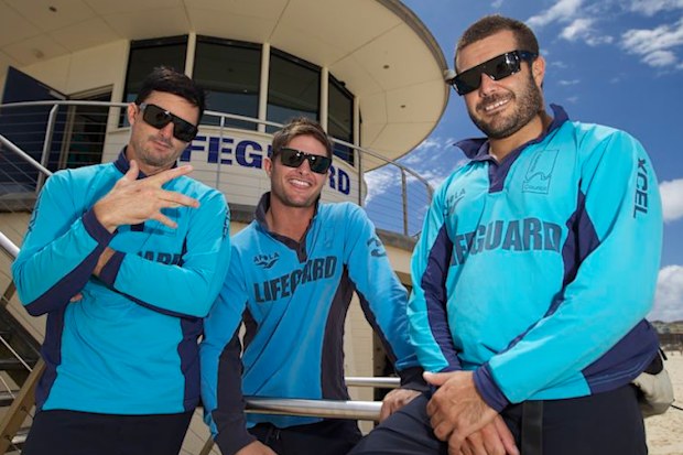 Daniel McLaughlin (right) was a lifeguard at Bondi with Matt Dee (left).