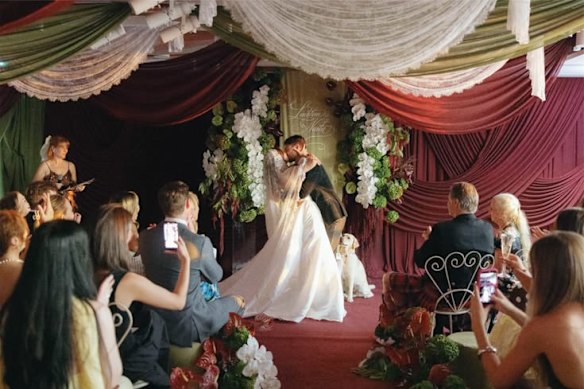 Naila and Lachlan had their wedding in Pinterest’s Sydney office to help launch the 2026 wedding report.