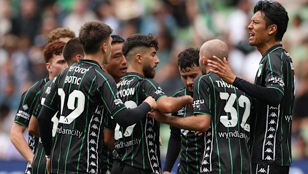 Western United players during one of their last games.