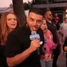 Adrian Portelli and a huge crowd at Friday night’s prize giveaway.