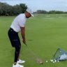 ‘Making progress’: Tiger Woods back on practice range after crash