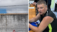 High concrete walls and electrified perimeter fences at the compound of Pattaya Remand Prison, where Simon Peter Carman will find himself.