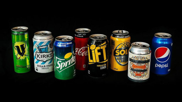 Soft drink cans can be recycled through the container refund scheme.