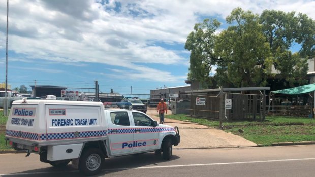 A man has died after a workplace incident in Townsville.