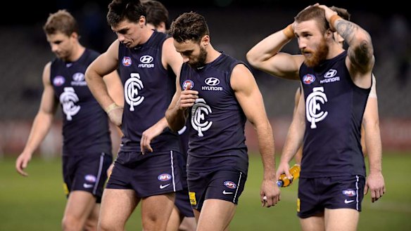 Carlton after another loss in 2013