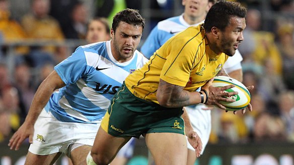Digby Ioane played for the Wallabies between 2007 and 2013. 