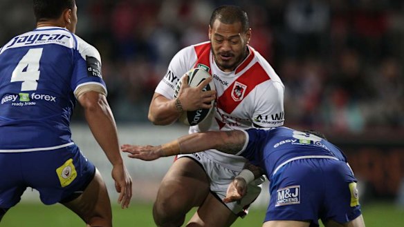 Dragons prop Leeson Ah Mau is on the Raiders' radar.