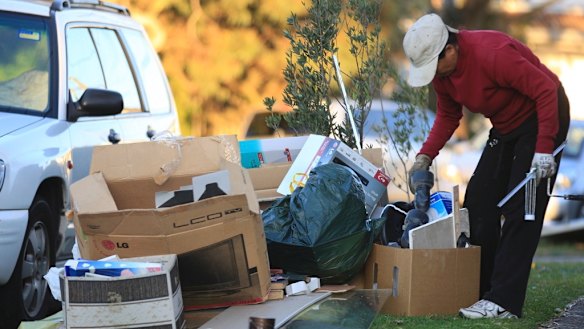 After a declutter, one person’s trash can turn out to be another person’s treasure. 