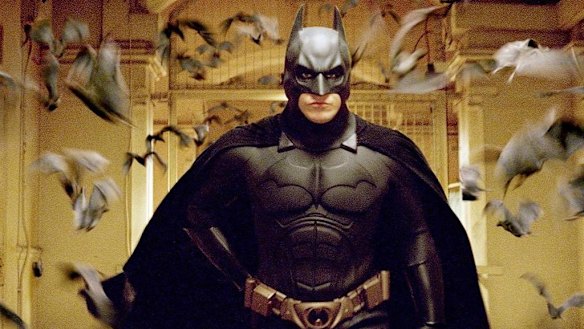 Christian Bale as Batman.