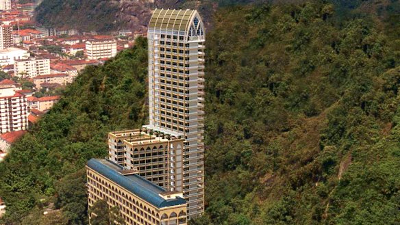 A high-rise cemetery in Brazil called the Memorial Necropole Ecumenica. Vertical graveyards are being considered in Sydney, too. 