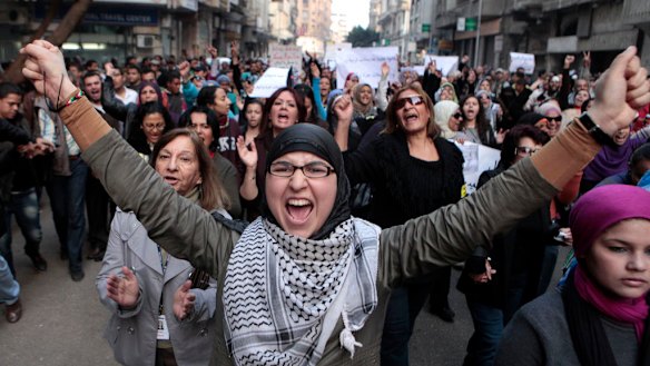 The Middle East saw women differently after the Arab Spring protests.