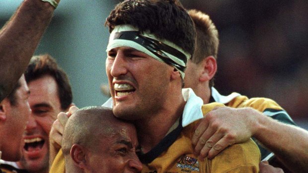 Nostalgic: John Eales, one of Australia's all-time greats. 