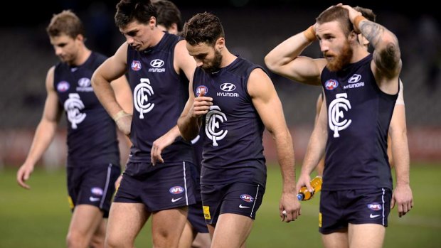 Carlton after another loss in 2013