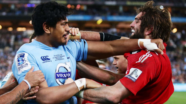 Physical presence: Will Skelton in his Waratahs days. 