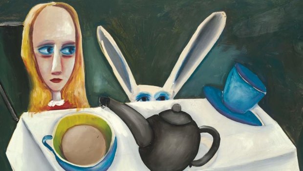 Work by Charles Blackman.