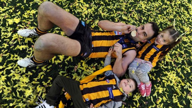 Brian Lake moved to Hawthorn for his final three seasons, winning three flags.