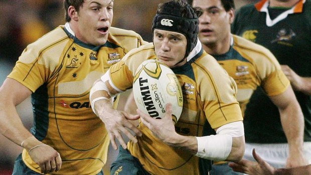 Wallabies great Larkham won every trophy on offer in a 102-Test career. 