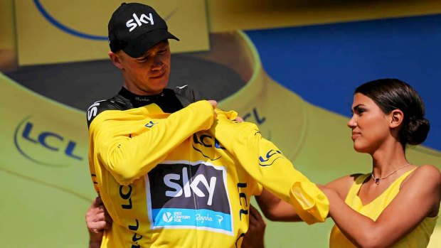 Past pedigree: Froome, a four-time Tour winner, is accustomed to wearing yellow.