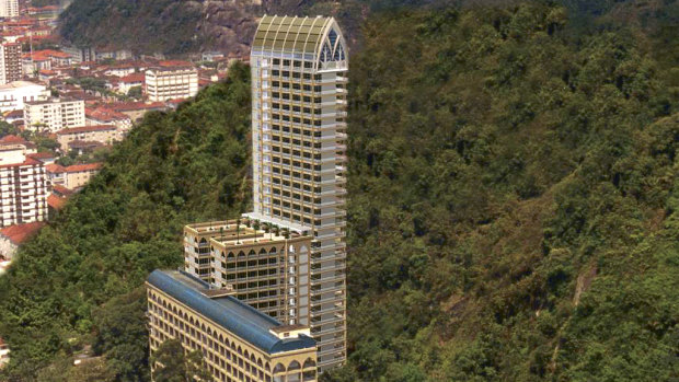 A high-rise cemetery in Brazil called the Memorial Necropole Ecumenica. Vertical graveyards are being considered in Sydney, too. 