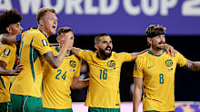 The Socceroos have progressed to the knock-out stages of the World Cup for the third time.