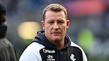 Michael Voss, senior coach of Carlton.