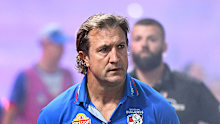 Luke Beveridge, senior coach of the Western Bulldogs.