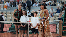The match between Sabalenka and Osaka was the first women's showing at a night session since 2023. 
