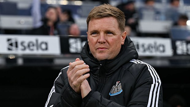Eddie Howe, manager of Newcastle United.