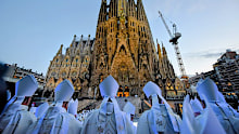 Pope Leo XIV visited Barcelona to bless the final tower.