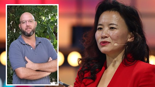 Australian journalist Cheng Lei and her partner Nick Coyle. 