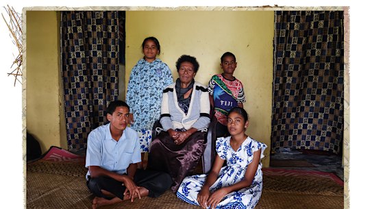 Lisapei Yauyau wakes in the darkness at 4am, and calls out the names of her 11 grandchildren. She cares for them while her son pursues work in Australia.