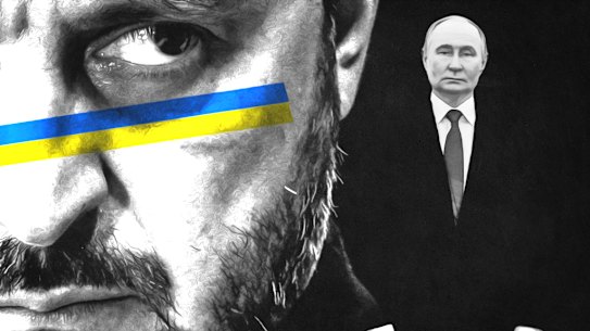 METROS: Ukrainian President Volodymyr Zelensky and Russian President Vladimir Putin