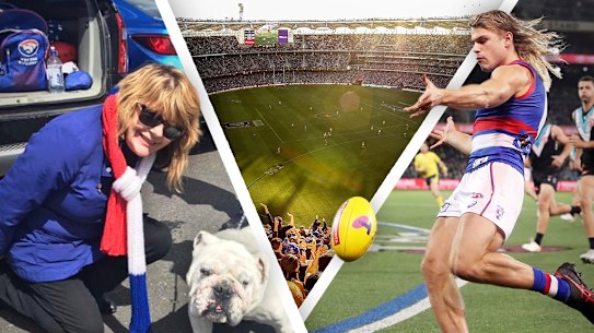 Western Bulldogs fan Kerry Leech has secured tickets to the Perth grand final thanks to the kindness of two strangers in Melbourne.