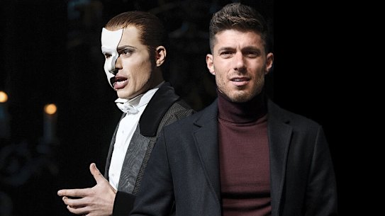 Josh Piterman is the star of Phantom of the Opera, coming to Melbourne in November. 