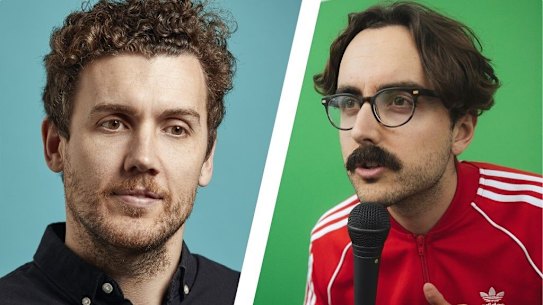 Pfirst Dose’s Daniel Connell and The Running Joke host Daniel Muggleton.