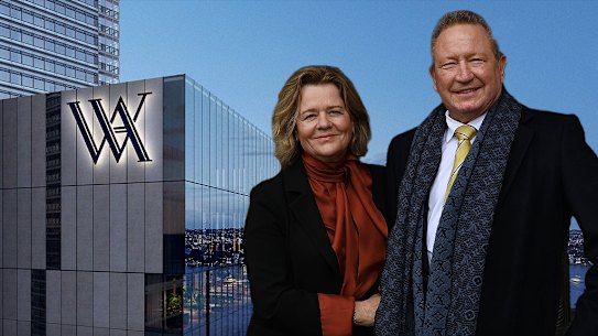 Nicola and Andrew Forrest bought the future hotel in February 2023 through Fiveight, a property company that is part of their private investment arm, Tattarang.