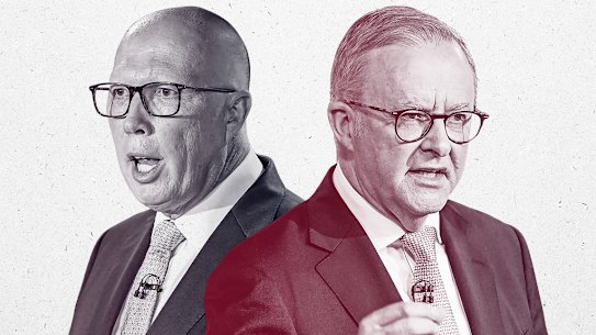 Opposition Leader Peter Dutton and Prime Minister Anthony Albanese. 