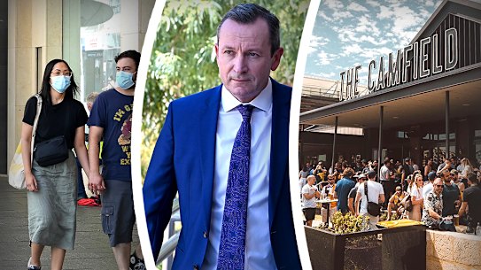 WA restrictions COVID-19 level two restrictions Omicron Perth