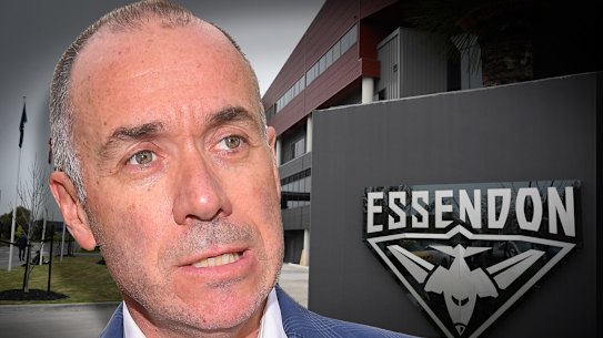 Andrew Thorburn remains in legal discussions with the Bombers about his departure from the club.