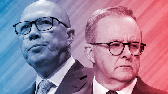 Peter Dutton and Anthony Albanese.