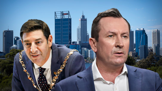 Basil Zempilas and Mark McGowan.