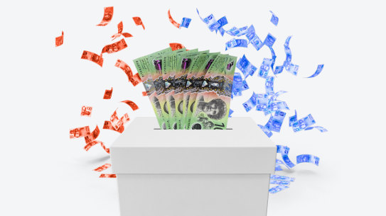 The state government says Victoria has the toughest political donations laws in Australia.