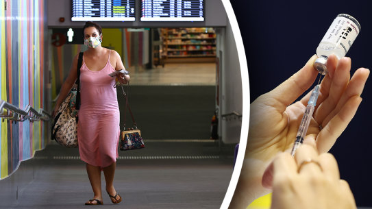 Perth airport vaccine COVID-19 arrivals WA reopening. Picture: Supplied