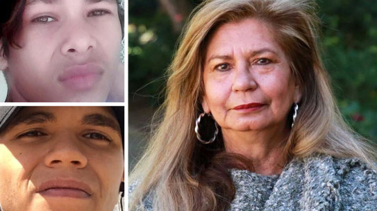 University of Western Australia professor of Indigenous studies, Pat Dudgeon says the relationship between police and Indigenous youth is ‘not good’. Inset: Master Simpson, top, and Master Drage.