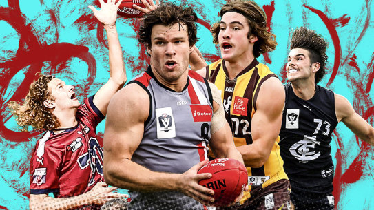 Nathan Freeman, Jacob Edwards, Alex Mirkov and Jai Newcombe.