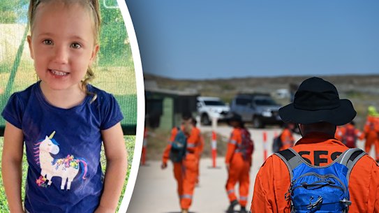 Cleo Smith missing near Carnarvon Western Australia SES. Picture: Peter de Kruijff
