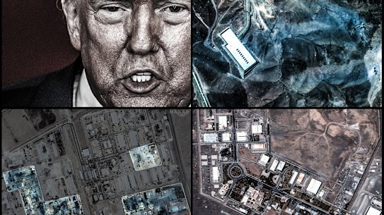 Before and after satellite images reveal the extent of the damage at three nuclear facilities in Iran.