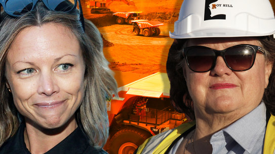 Gina Rinehart and Bianca Rinehart are at war over Lang Hancock’s iron ore throne.