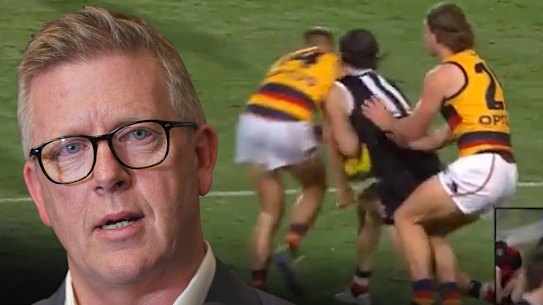 Steve Hocking, David Mackay’s bump on Hunter Clark