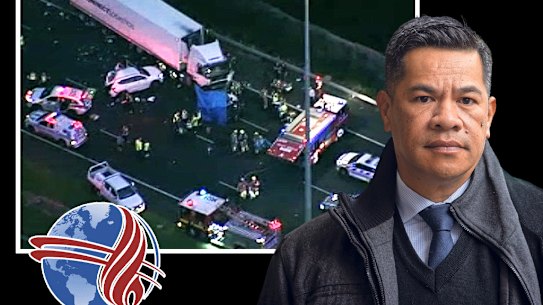 Simon Tuteru, a member of the Potter’s House Christian Fellowship, was the supervisor of the truck driver who killed four police officers on the Eastern Freeway in April, 2020.